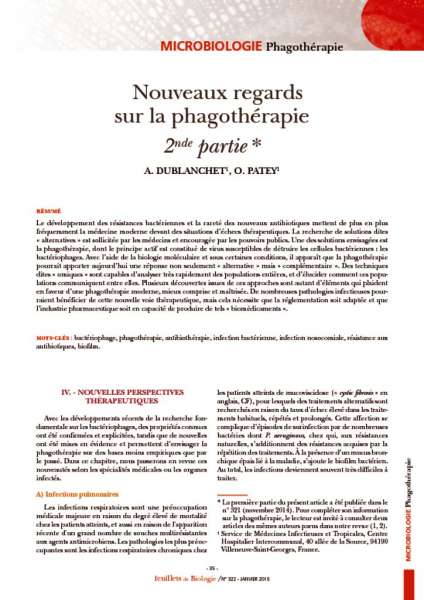 thumbnail of Phagothérapie 2nde PARTIE