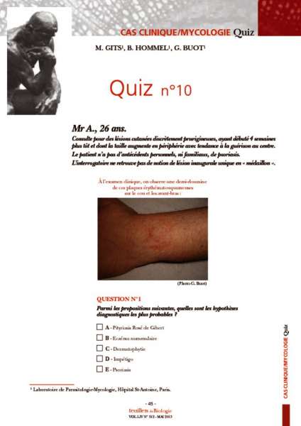 thumbnail of Quiz de mycologie