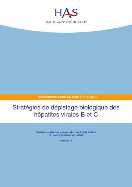 thumbnail of strategies_de_depistage_biologique_des_hepatites_virales_b_et_c_-_synthese